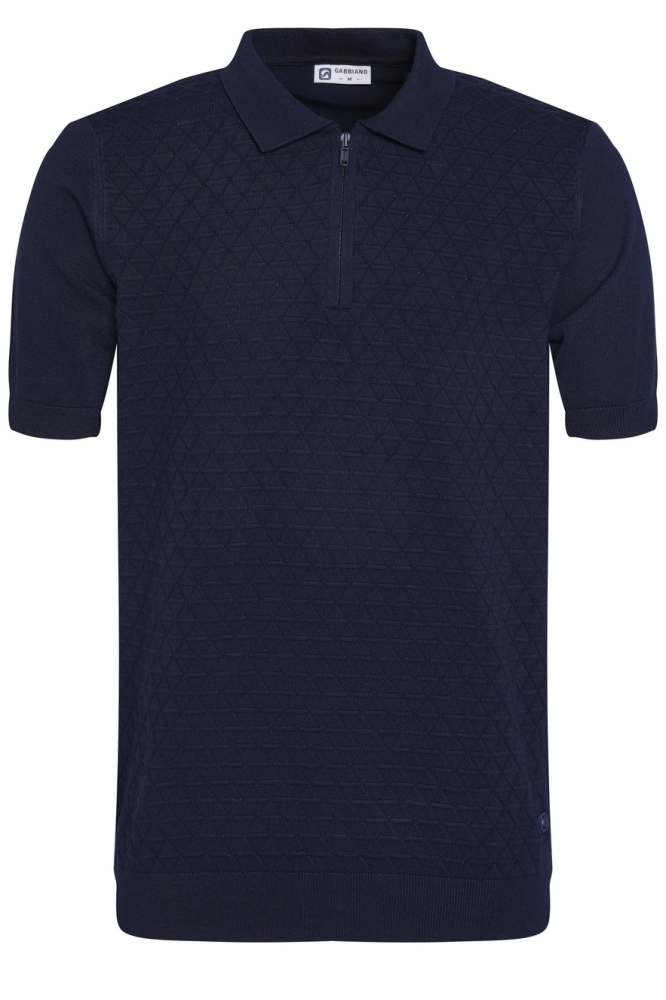 GESTRUCTUREERDE POLO 235524 301 navy